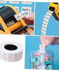 Pricing Label Paper Rolls For Pricemarker Machines 4000 Small Retail Price Tags Sticky Adhesive in yellow pricemarker