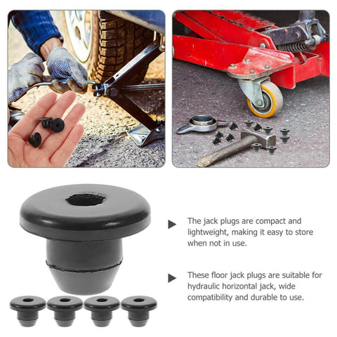 5 Piece Rubber Hydraulic Filler Plugs Set For 5 Sixteen Inch Holes Floor Oil Filler Bung And Automotive Jack Accessory Kit show