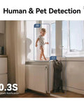 Solid Choice 5MP Indoor Security Camera WiFi Surveillance Setup featuring human and pet detection with instant notifications.