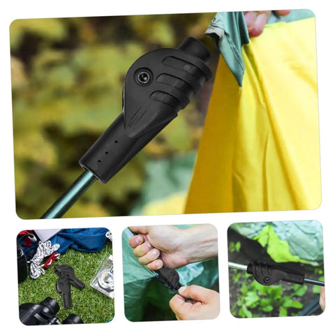 Camping Tent Pole Connector Joint Set Four Pieces For Quick Assembly And Easy Repair Keeps Tent Poles Stable In Wind DIY Kit