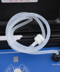 SdDpulse Professional Handheld Steam Cleaner tankless water intake hose coiled inside unit, designed for high temp continuous steam.