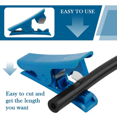 Tube cutter from Six Piece Silicone Vacuum Hose Kit With 4.9 Ft Of Flexible Vacuum Lines And Tube Cutter
