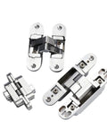 Soft Close Cabinet Door Hinges 2 Pack 180 Degree Concealed Zinc Alloy Invisible Hinges For Cabinets And Furniture Hardware