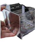 Close-up view of a transparent base component from the Water Tank Kit For Nespresso J520 Plus Coffee Machine. Includes drip tray.