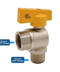 Premium White Gas Outlet Box With Three Quarter Inch Npt Threads And Recessed Shell Featuring A Swift Quarter Turn Shut Off Valve Cast From Shock Proof Abs Resin for secure natural gas connections with 1/2-inch NPT thread valve.