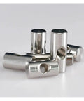 Heavy Duty 304 Stainless Steel Dowel Pin Barrel Bolts With Cross Holes For Hammer Installation Rust Proof Locking Screws stacked for mechanical jobs.
