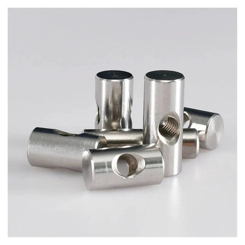 Heavy Duty 304 Stainless Steel Dowel Pin Barrel Bolts With Cross Holes For Hammer Installation Rust Proof Locking Screws stacked for mechanical jobs.