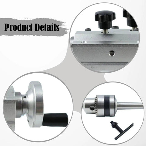 Close-up details of Drill Tailstock B12 Live Center high accuracy for mini lathe machine bead machine revolving center DIY professional accessory