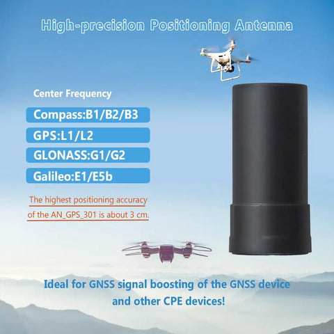 Omni Directional GNSS Drone Antenna With Compass For B1 B2 B3 L1 L2 GPS GLONASS G1 G2 Galileo E1 E5b Signals Screw Mount SMA