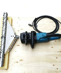 Professional Grade 1800W Spray Foam Planer Cuts Polyurethane Walls Tight And Clean Like A Hot Knife Through Butter For Quick Insulation Trimming And Foam Cleanup Projects on wooden surface.