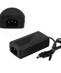 Go-To AC To DC Power Adapter 100V-240V To 12V 5A 60W Converter With 5.5x2.5mm Plug For LED Lights LCD Monitors And Industrial Automation Gear For All Your Gear Needs. Black adapter with 5.5x2.5mm plug and cable