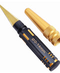 RC Car Body Reamer Kit 0-14mm Hole Puncher With Sleeve, black and gold, slip resistant handle, precise drilling tool