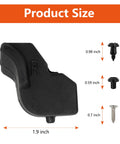 Ford F150 Tailgate Rubber Bumper Stopper Kit Left And Right With 4 Metal Bolts And 4 Plastic Bolts dimensions shown