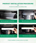 Product installation procedure for Premium Cabin Air Filter With Activated Carbon For Cars Keeps Your Ride Breathing Easy