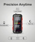 6000 Counts True RMS Digital Multimeter With USB Rechargeable Battery Color Screen Auto Ranging NCV Detection Beast Pro Grade