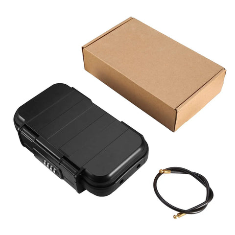 Portable Safe Box With 4 Digit Combination Lock Travel Security Case For Beach And Car Holds Phones Passports Keys Credit Cards And More
