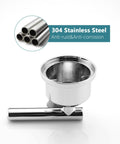 Replacement Lever Handle Kit For Moen Posi Temp And Chateau Faucets Chrome finish with anti-rust 304 stainless steel detail