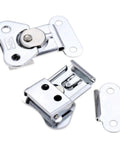 Heavy Duty 2Pc Toggle Latch Catches For Secure Wooden Box And Flight Case Protection With Spring Draw Keeper Plus Twist Lock Clamps Size 52 By 38mm, durable metal construction.