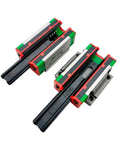 Solid High Precision Linear Guide Rail Kit QGH15CA Block Match HGR15 Smooth 420mm Rail For CNC Machinist DIY Project Low Friction Motion Perfect Build, two blocks