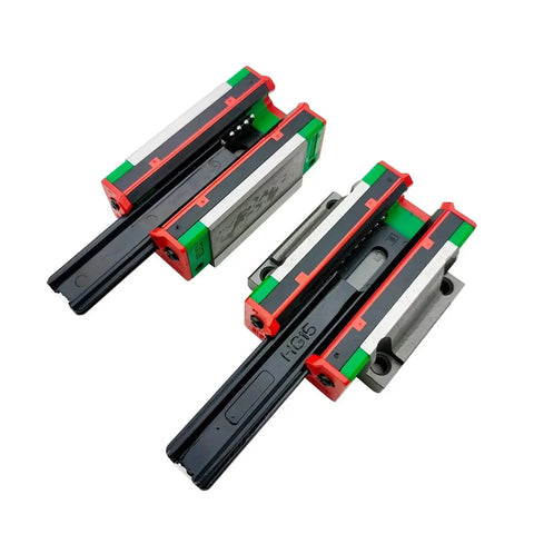 Solid High Precision Linear Guide Rail Kit QGH15CA Block Match HGR15 Smooth 420mm Rail For CNC Machinist DIY Project Low Friction Motion Perfect Build, two blocks