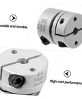 Top Tier Aluminum Shaft Coupling Joint Set For Stepper And Servo Motors Includes Flexible Connector Designed For Easy Install That Handles Misalignment With Rock Solid Build And Compact Design For Any Rig Or CNC Setup, 20 mm aluminum coupler
