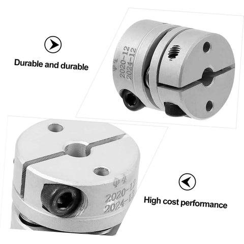 Top Tier Aluminum Shaft Coupling Joint Set For Stepper And Servo Motors Includes Flexible Connector Designed For Easy Install That Handles Misalignment With Rock Solid Build And Compact Design For Any Rig Or CNC Setup, 20 mm aluminum coupler