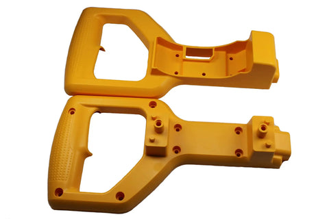 Replacement 393960-00 Miter Saw Handle Assembly For DW703 Type 1 And Type 3 DW703 B2 DW713 DW715 Models showcasing yellow components
