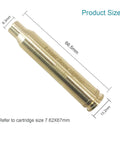 Range Ready Red Dot Laser Bore Sight For 300 Win Mag And 7 62X67mm Cartridges brass product with size dimensions