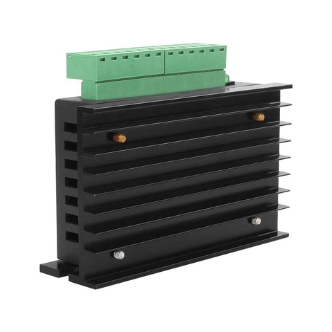 Side view of one unit from Three Pack TB6600 Stepper Driver Kit With 5A Current, Nine To Forty Volt Range, Nema 17 Compatibility