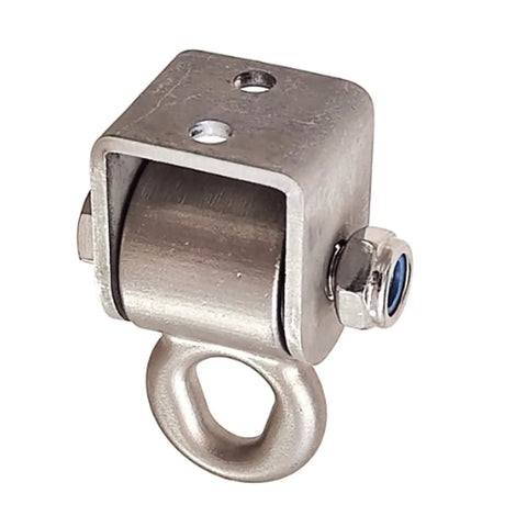 Close-up of 4400 Lbs Heavy Duty Swing Hanger Kit with eye bolt and bearing showing rust-resistant alloy for porch swings