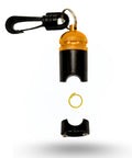 Heavy Duty Regulator And Octopus Hose Holder Clip For Diving With 7 Pound Capacity, non magnetic gold finish, disassembled view