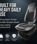 Beaded Cooling Seat Cover For Semi Trucks With Back Support And Anti Sweat Comfort Cushion display