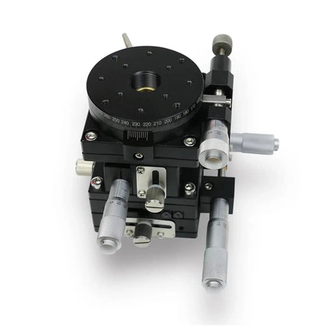 Motorized Rotary Positioning Stage With Extended Stroke XYZRG60R Four Axis Rotary Table LT60R top view precision unit
