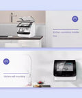 Compact Countertop Dishwasher Fully Automatic Mini Kitchen Game Changer shown in kitchen countertop installation setup.