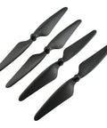 Close-up of 20Pcs Brushless Drone Propeller Set High Strength Black Blades Easy Install Spare Parts For Multi Model Quadcopters Durable Aircraft Propellers For Pro Grade Flight And Backup Spares.
