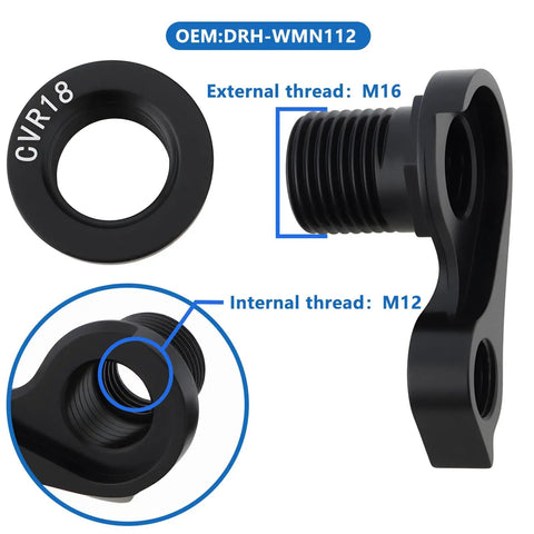 DRH WMN112 Derailleur Hanger Dropout For Cervelo C3 C5 R3 R5 CVR18 3 Gear Mech Replacement Made From 6061 Aluminum