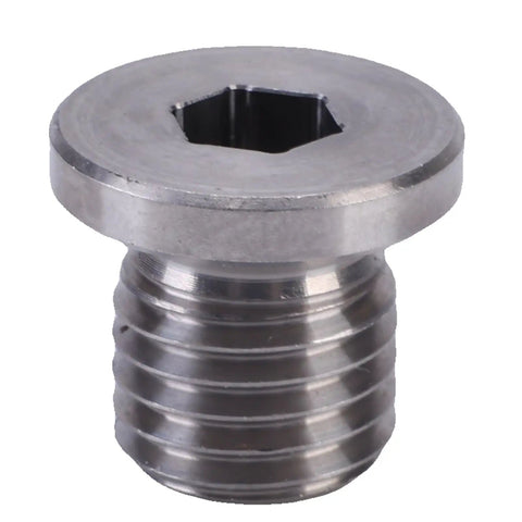 Heavy Duty Oil Drain Plug and Crush Washer Kit For Polaris General XP 1000 900 Models 2013 Through 2025 Replacement Part Number 7052306 And 5812232 Top Quality Fitment steel drain plug
