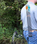 Pocket Quiver Holds Six Arrows Clip In Back Pocket Or On Belt Or Pack Keeps Arrows Safe From Damage And Clutter Fits Any Arrow Size