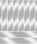 10-piece brushed stainless steel strips; 12x2x0.02 in; gap-filler trim stock for DIY projects