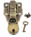 Antique Bronze Old School Retro Toggle Latch And Padlock Kit For Jewelry Boxes Cabinets Suitcases And Wooden Boxes Includes