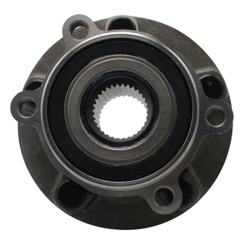 Front view of Front Wheel Bearing And Hub Assembly 474347 Compatible With Mazda 6 CX5 CX9 OE Quality Drop In Replacement