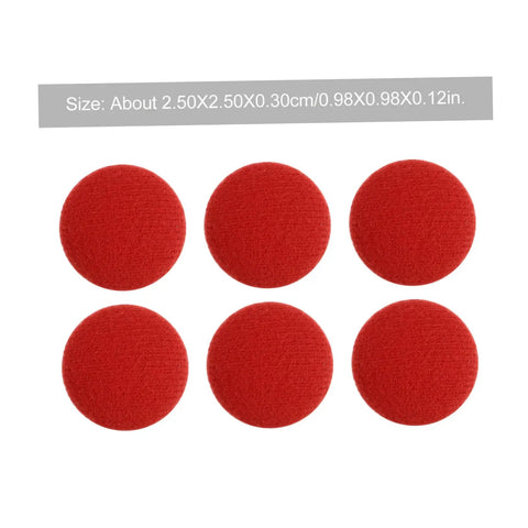 Red round fabric pins from 50 Piece Car Headliner Repair Kit With Fabric Covered Pins And Roof Fixing Buckles For Trucks SUVs And Cars
