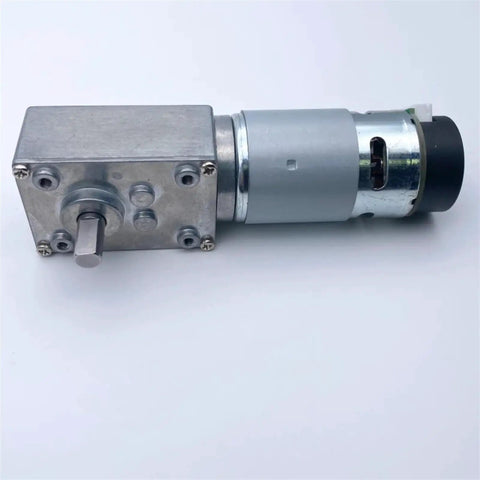 High Torque MAX 95W Turbine Worm Gear DC Motor For Durable Power 12V Or 24V stable design, metal casing, ideal for robotics.