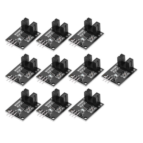 Infrared Photoelectric Sensor Module 10 Pack 5V DC For LM393 Compatible DIY Kit arranged in grid format
