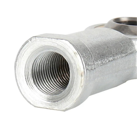 Fisheye Joint Female Piston Rod End Ball Head for Universal Pneumatic Cylinder U Fitting Mounting Knuckle Bearing with Internal Thread and 8mm Hole, close-up