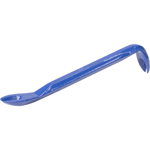 Hex Stock Nail Puller 11 Inch Heavy Duty Tool For Removing Deeply Embedded Nails Made In The USA Forged From Five Eighths Inch High Carbon Steel With Rust Resistant Blue Powder Coated Finish