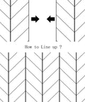 How to line up Black And White Peel And Stick Wallpaper For Easy DIY Decor, Modern Striped Geometric Herringbone Self Adhesive Removable Contact Paper For Walls And Furniture, 17.71 By 118 Inches pattern