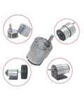 Kickass 24V Dc Mini Gear Motor With High Torque Reduction Box delivering smooth power for DIY crafts and robotics, showing multiple angles.