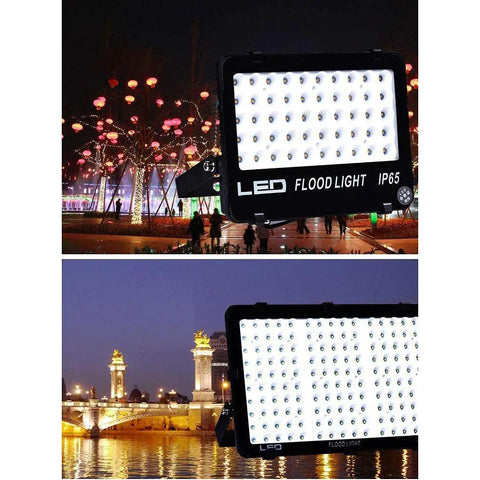 JUDYSSY Spot Lighting Home Floodlight,Led Honeycomb Super Bright High Power IP, 150W，50W，50W outdoor flood light with bright LEDs.