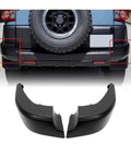 Upgrade Your Ride With Heavy Duty Black Rear Bumper End Cap For Toyota FJ Cruiser 2007 To 2014 Durable Side Wrap Trim Protection Shells Designed To Resist Heat UV And Scratches While Adding Serious Style To Your Off Road Beast, rear corner view